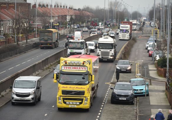 Existing A5036 HGV Traffic